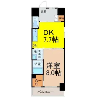 セントフィオーレ【10階】の間取り