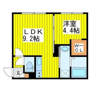 EVERGREEN KOSEI【3階】の間取り