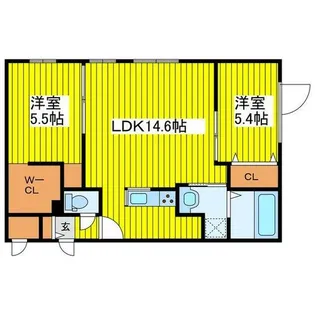 LEVANTE Ⅷ【4階】の間取り