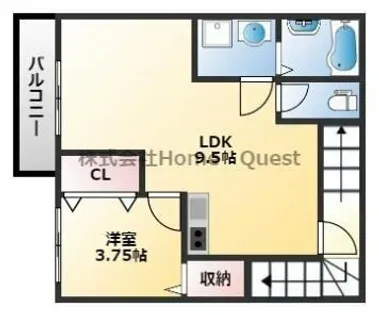 パインコート【2号室】の間取り