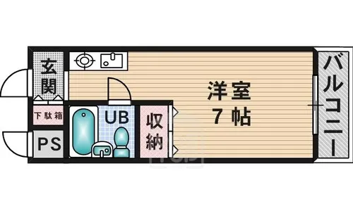 第2ハイツ杉本【2階】の間取り