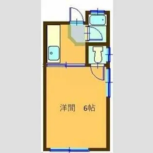 三葛アパート【1階】の間取り