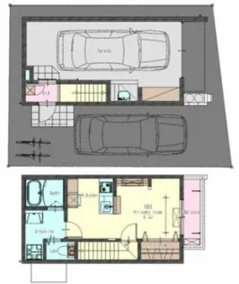 大阪府羽曳野市高鷲9丁目【一戸建】の間取り