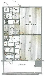 エンクレスト薬院Ⅱ【7階】の間取り