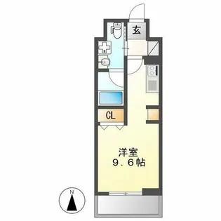グレーシアコート金山【702号室】の間取り