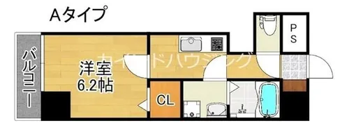 グランパシフィック花園北Ⅱ【8階】の間取り