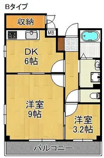 メゾンピュア【1階】の間取り