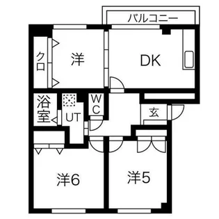 アリエンデ加茂【1階】の間取り