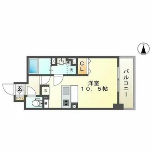 カーサ・グランデ葵【7階】の間取り