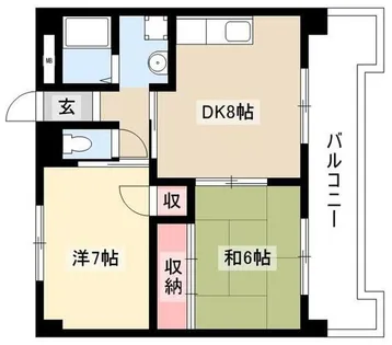 山田ビル【203号室】の間取り