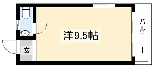 シャトレ覚王山【3A号室】の間取り
