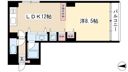 TKマンション【6階】の間取り