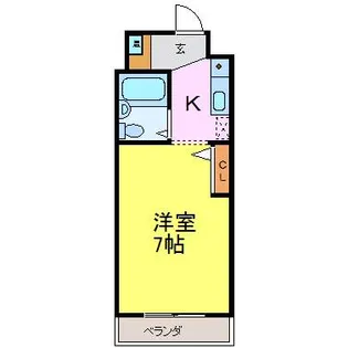 プリシード【4階】の間取り