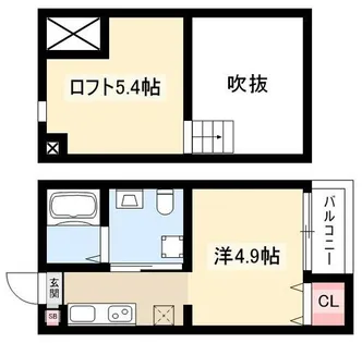 グリーン・ノア【202号室】の間取り