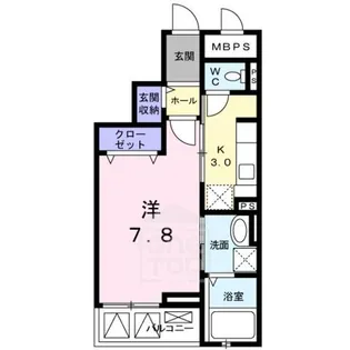 グランシャリオ【3階】の間取り