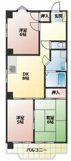 エクセレントライフ清水【4階】の間取り