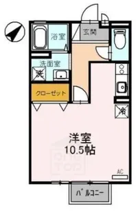 パークサイドヒロツグB棟【2階】の間取り