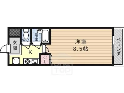 メゾンアイーシャ【8階】の間取り