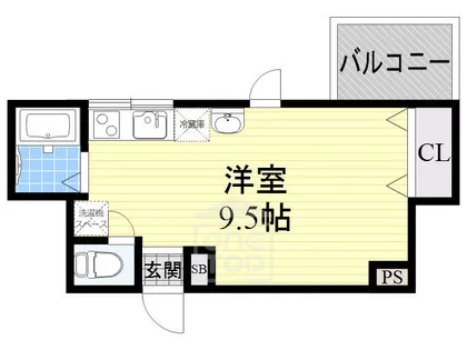 レストフォルム茨木【3階】の間取り