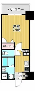 ふぁみーゆ弁天町【7階】の間取り