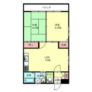 福岡県福岡市南区野多目1丁目【マンション】の間取り