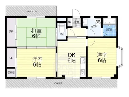 メゾンあいらんど【3階】の間取り
