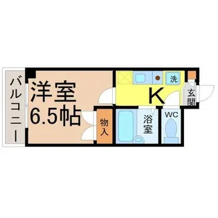 セントラルホーム千早【5階】の間取り