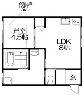 キャルムコート交野【2階】の間取り