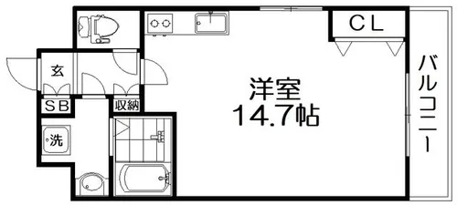 ラ・ヴィータローザ松栄【2階】の間取り