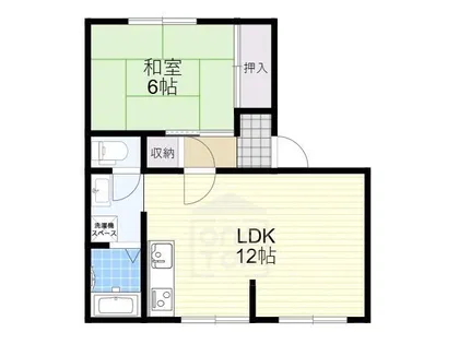 南春日丘ハイツ【1階】の間取り