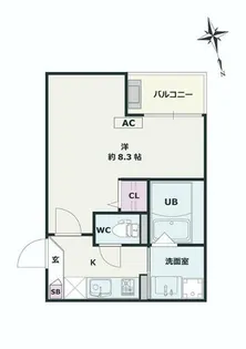 愛知県名古屋市南区滝春町【アパート】の間取り