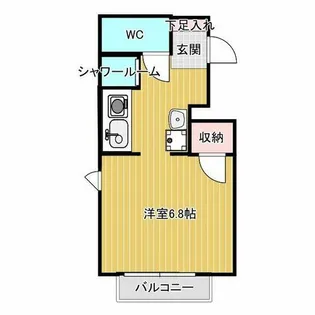シャルムスズキ【201号室】の間取り