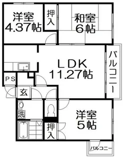 デイグランロイヤルメゾン【2階】の間取り