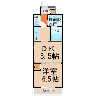 コアレジデンス【10階】の間取り