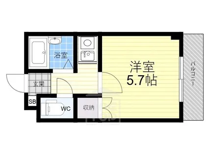 ナポレオン1世【3階】の間取り