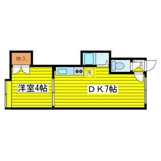 クルーズハウス玉園東【2階】の間取り