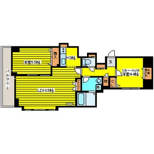 メトロマリオン【5階】の間取り