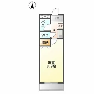 エスポアハイム壱番館【2階】の間取り