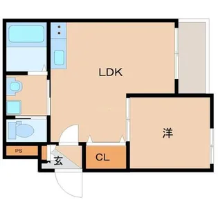 ブラン尼崎【3階】の間取り