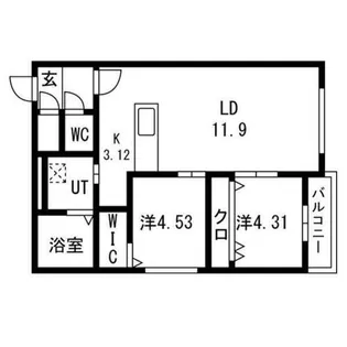AYA 23【1階】の間取り