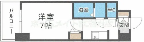 ソルテラスOSAKA緑橋クレアスト【2階】の間取り