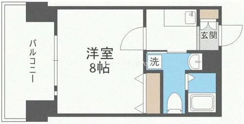 ディナスティ都島北通【9階】の間取り