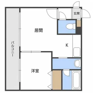Hang Loose Mikaho(ハング ルース美香保)【3階】の間取り