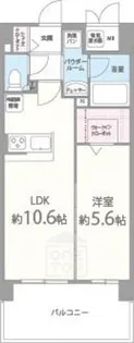 セリーゼウエスト【2階】の間取り