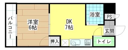 ヴィレッジ皆好園【2階】の間取り
