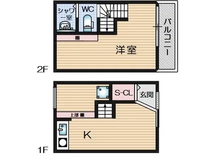 メゾン・ド・蔵大手町【008号室】の間取り