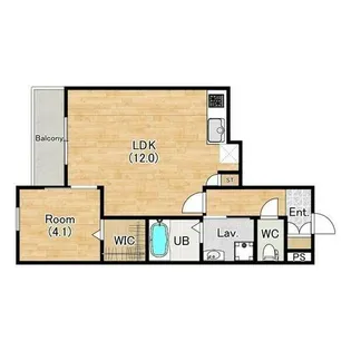 ティーテラス【3階】の間取り