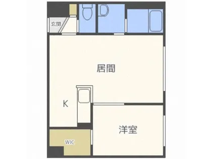 ドリホ豊平公園A【1階】の間取り