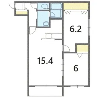 北海道札幌市手稲区手稲本町一条2丁目【マンション】の間取り