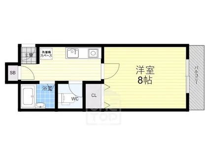 アネックス・ウエスト【1階】の間取り
